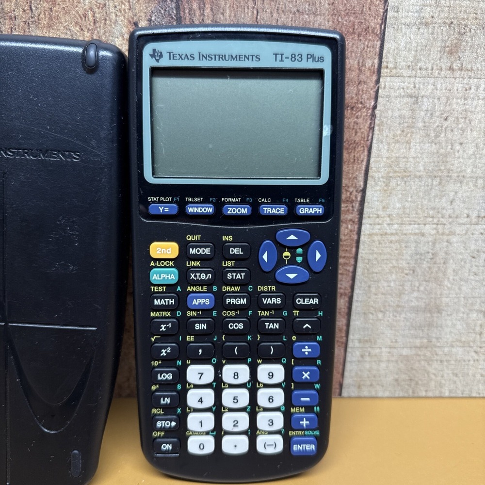 Texas Instruments TI-83 Plus Graphing Calculator Good Working Fast Shipping - Picture 2 of 4